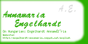 annamaria engelhardt business card